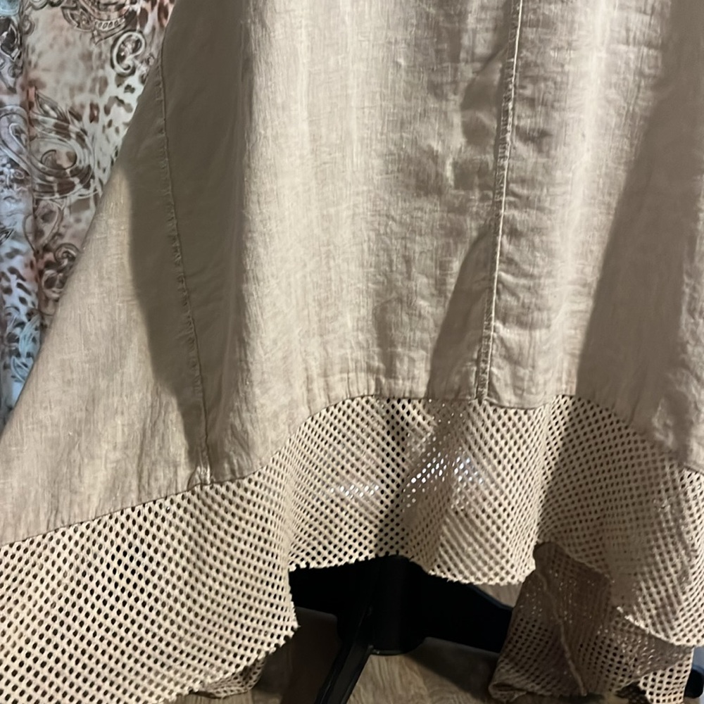 Linen/Cotton dress - Picture 3 of 4
